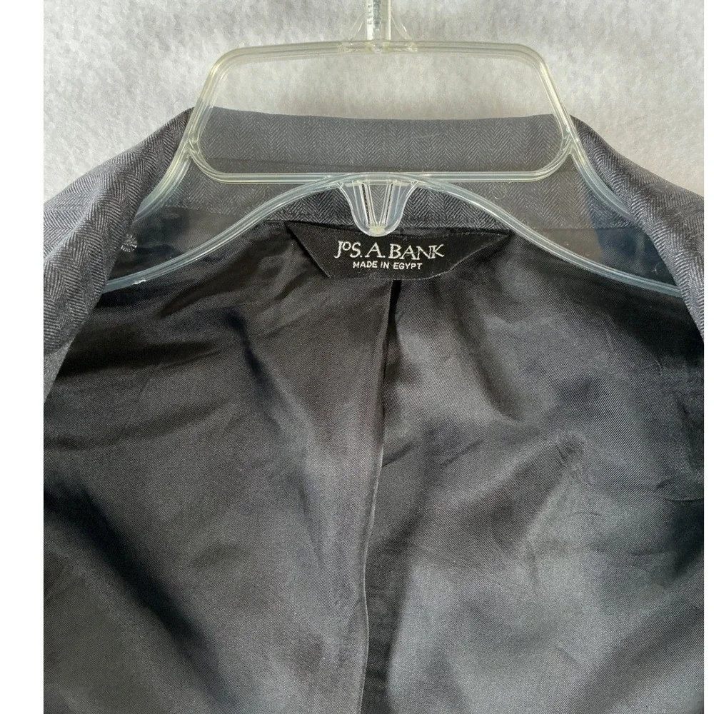 Jos. A. Bank Signature Collection Mens 42S Charcoal Grey 100% Wool Blazer Jacket